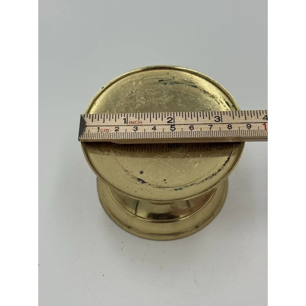 Gold Tone‎ Pillar Candle Holder